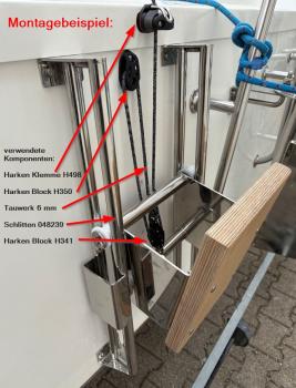 Allpa Motorschlitten montiert Montagebeispiel